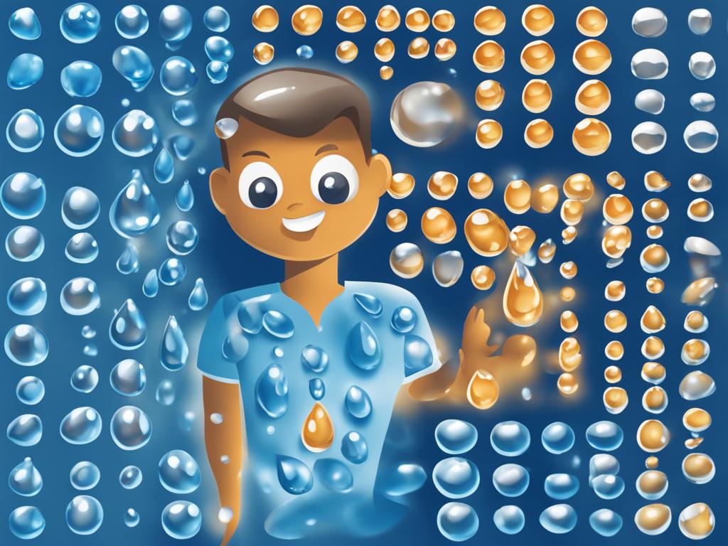 Illustration of Body Water Percentage