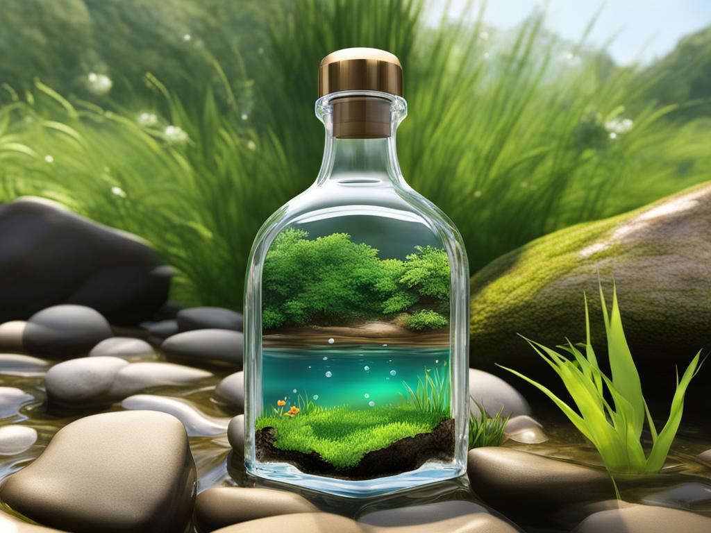Natural Spring Water Bottle