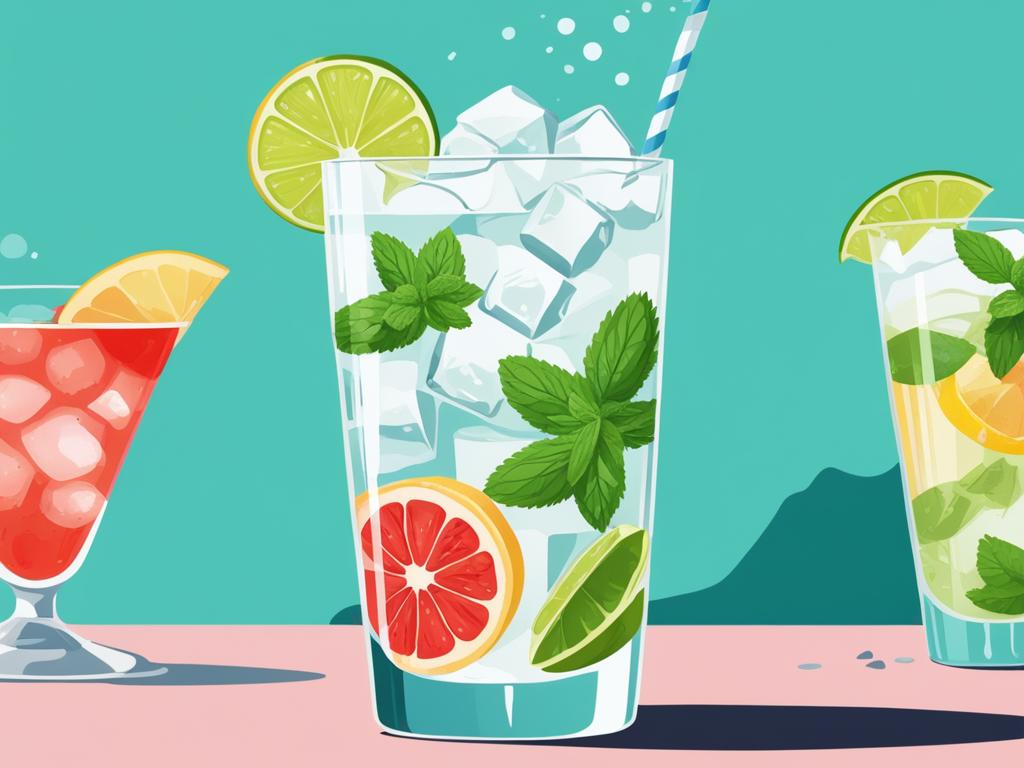 Refreshing Ranch Water Cocktail Variations
