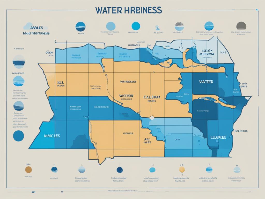 Regional Water Hardness Map Regional Water Hardness Map